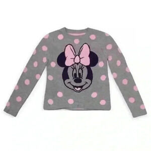 Disney Minnie Mouse Polka Dot Sweater Size 2